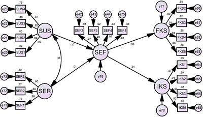 Effects of Health Belief About COVID-19 on Knowledge Sharing: The Mediating Role of Self-Efficacy